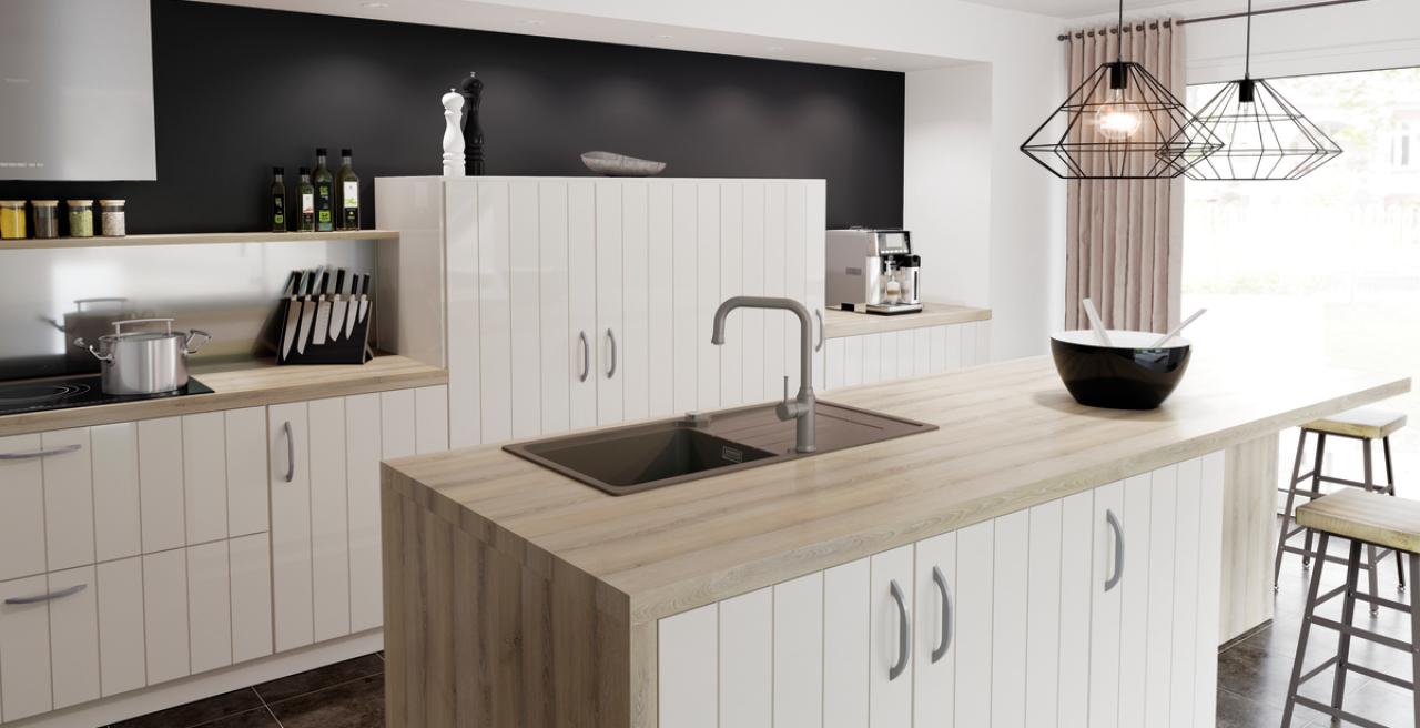 Küche im modernen Landhausstil